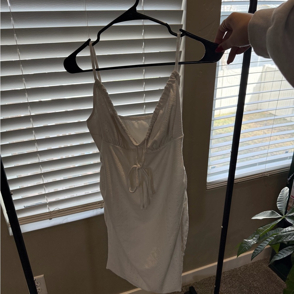 Elegant White Slip Dress